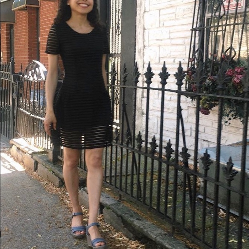 Black minidress